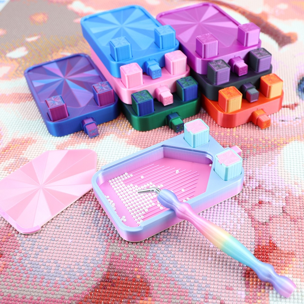 Çok Renkli Elmas Boyama Tepsis - Painting Supplies incelemesi ve fiyatı
