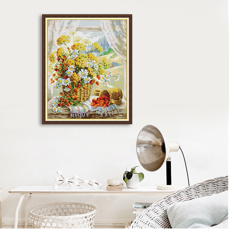 Baskılı Kanaviçe Kiti Kanvas 1 - Cross Stitch Stamped Kits Beginners incelemesi ve fiyatı