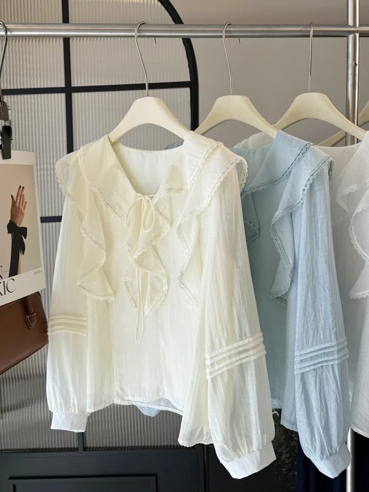 Fransız V Yaka Şık Uzun Kollu  - Embroidery incelemesi ve fiyatı