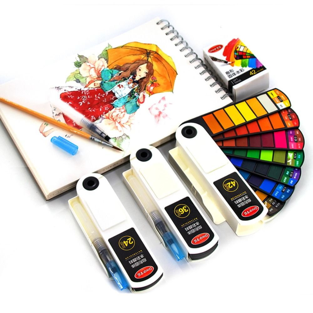 Katlanabilir Suluboya Boya Set - Watercolor Paint Set Solid Pigment incelemesi ve fiyatı