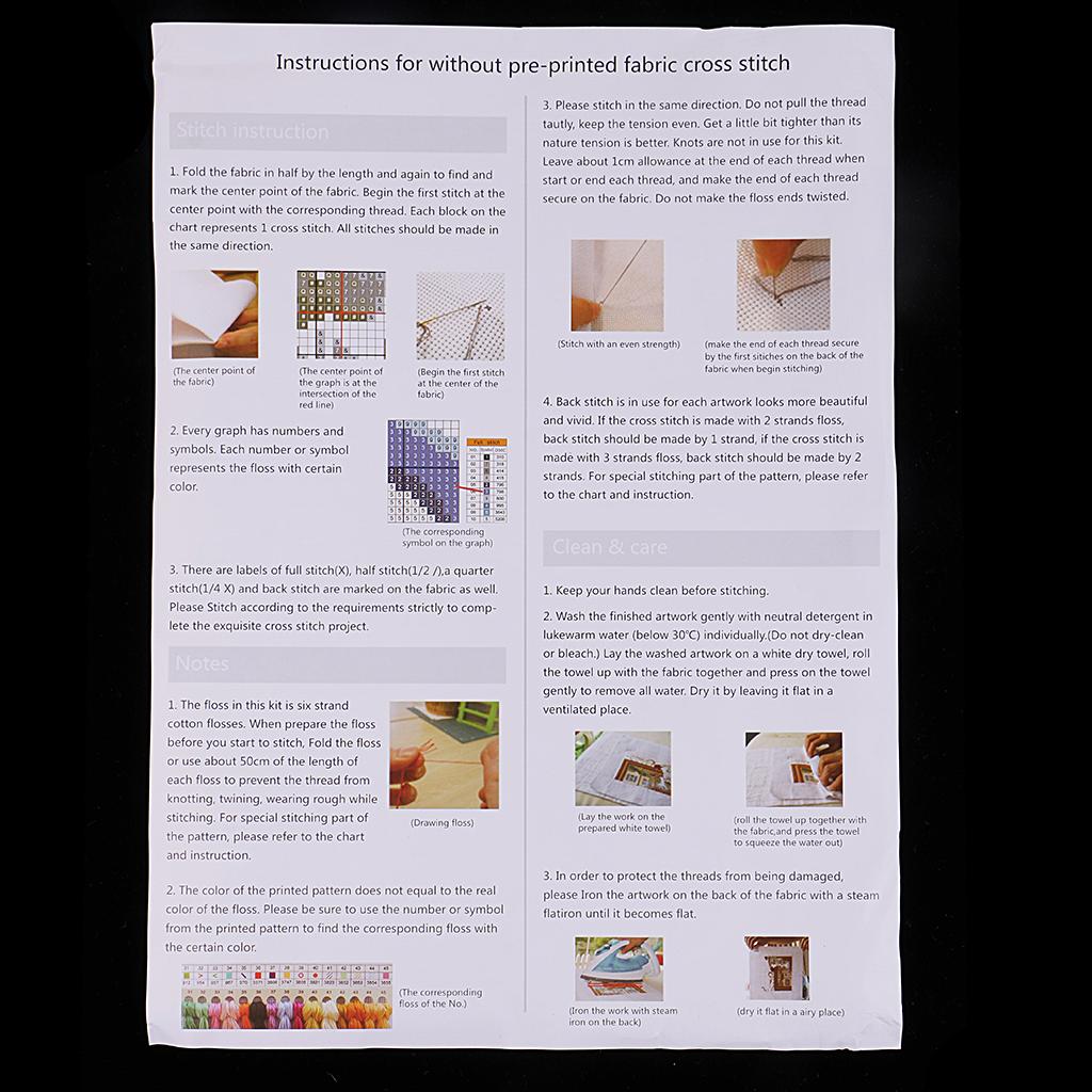 Damgalı Çapraz Dikiş Kitleri Ö - Cross Stitch Stamped Kits Beginners incelemesi ve fiyatı