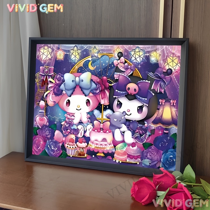 VIVID GEM 5D DIY Elmas Boyama  - 5D Diamond Painting Kit Full Drill incelemesi ve fiyatı