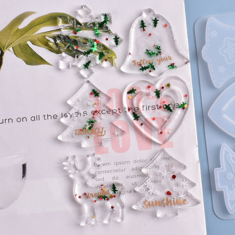 Noel Kalıbı DIY Reçine Kristal - Silicone Epoxy Resin Molds Set incelemesi ve fiyatı